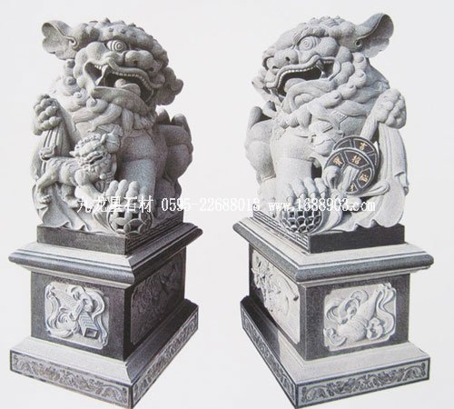 石獅擺放不可亂擺 得看規矩